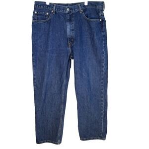 Levi's 550 Men Jeans 4 X30 Blue Denim Relaxed Fit High-Rise Straight Leg Zip Fly